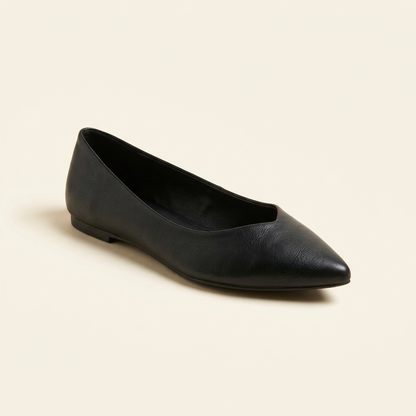 Pointed-Toe Ballet Flats